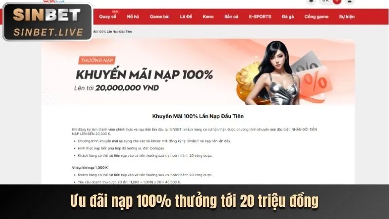 Khuyến mãi nạp tiền lần đầu